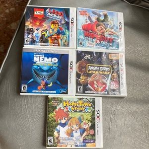 Bundle of 5 Nintendo 3DS Video Games